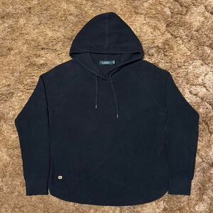 Vintage Lauren Ralph Lauren Womens Hoodie Black Large